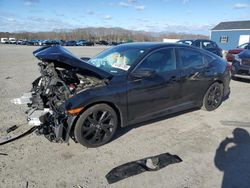 Salvage cars for sale at Assonet, MA auction: 2019 Honda Civic Sport