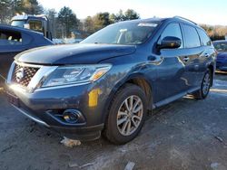 Salvage cars for sale from Copart Mendon, MA: 2015 Nissan Pathfinder S