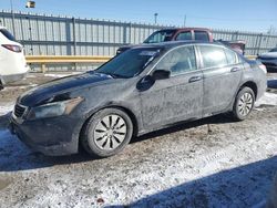 Salvage cars for sale at Dyer, IN auction: 2009 Honda Accord LX