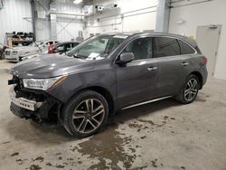 Acura mdx salvage cars for sale: 2017 Acura MDX Navi