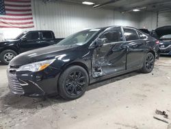 Salvage cars for sale at Franklin, WI auction: 2015 Toyota Camry LE