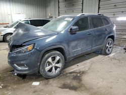 Salvage cars for sale at Franklin, WI auction: 2021 Jeep Cherokee Limited