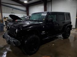 Salvage cars for sale at West Mifflin, PA auction: 2008 Jeep Wrangler Unlimited Sahara