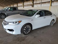 Salvage cars for sale at Phoenix, AZ auction: 2017 Honda Accord Hybrid