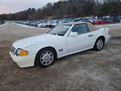 Salvage cars for sale at North Billerica, MA auction: 1991 Mercedes-Benz 500 SL