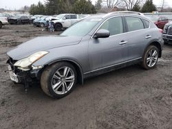 Salvage cars for sale at Finksburg, MD auction: 2011 Infiniti EX35 Base