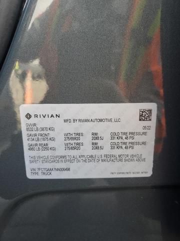 2022 Rivian R1T Adventure