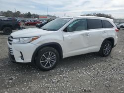 Salvage cars for sale at Montgomery, AL auction: 2018 Toyota Highlander SE