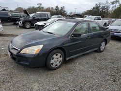 Salvage cars for sale at Riverview, FL auction: 2007 Honda Accord LX