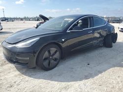 Salvage cars for sale at Arcadia, FL auction: 2018 Tesla Model 3