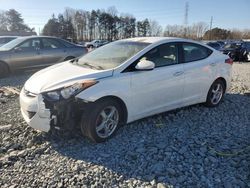 Salvage cars for sale at Mebane, NC auction: 2012 Hyundai Elantra GLS