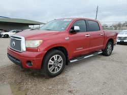 Salvage cars for sale from Copart Houston, TX: 2013 Toyota Tundra Crewmax Limited