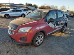 Vehiculos salvage en venta de Copart Sacramento, CA: 2016 Chevrolet Trax LS