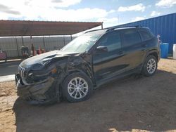 Salvage cars for sale at Andrews, TX auction: 2022 Jeep Cherokee Latitude LUX