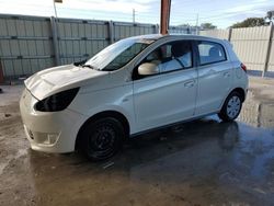 Salvage cars for sale at Homestead, FL auction: 2015 Mitsubishi Mirage DE