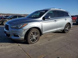 Salvage cars for sale at Grand Prairie, TX auction: 2016 Infiniti QX60