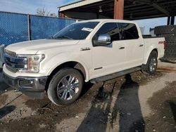 Salvage cars for sale at Riverview, FL auction: 2018 Ford F150 Supercrew