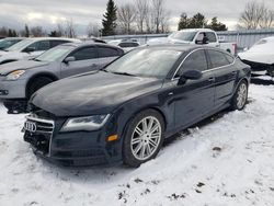 Salvage cars for sale from Copart Bowmanville, ON: 2014 Audi A7 Technik