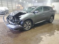 Salvage cars for sale at Columbia Station, OH auction: 2021 Nissan Murano SL