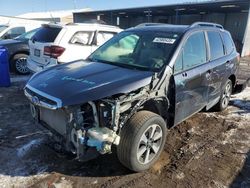 Subaru Forester salvage cars for sale: 2017 Subaru Forester 2.5I Premium