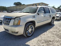 Cadillac salvage cars for sale: 2009 Cadillac Escalade ESV Platinum