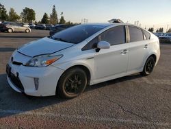 Salvage cars for sale from Copart Rancho Cucamonga, CA: 2015 Toyota Prius