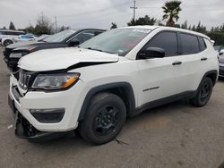 Salvage cars for sale at San Martin, CA auction: 2018 Jeep Compass Sport