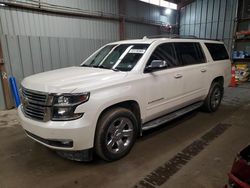 Salvage cars for sale at West Mifflin, PA auction: 2015 Chevrolet Suburban K1500 LTZ