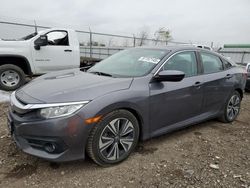 Salvage cars for sale at Houston, TX auction: 2017 Honda Civic EX