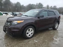 Vehiculos salvage en venta de Copart Mendon, MA: 2013 Ford Explorer Police Interceptor