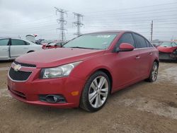 Chevrolet salvage cars for sale: 2012 Chevrolet Cruze LTZ