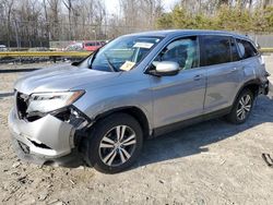 Salvage cars for sale at auction: 2017 Honda Pilot EX