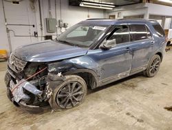 Salvage cars for sale at Wheeling, IL auction: 2018 Ford Explorer XLT