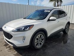 Vehiculos salvage en venta de Copart Riverview, FL: 2020 Ford Escape SEL