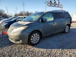 Salvage cars for sale at Columbus, OH auction: 2011 Toyota Sienna XLE