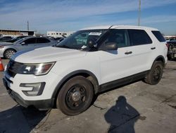 Salvage cars for sale at Grand Prairie, TX auction: 2017 Ford Explorer Police Interceptor