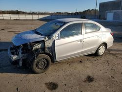 Salvage cars for sale at Fredericksburg, VA auction: 2022 Mitsubishi Mirage G4 ES