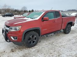 Salvage cars for sale at Columbia Station, OH auction: 2016 Chevrolet Colorado LT