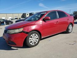 Salvage cars for sale from Copart Wilmer, TX: 2013 KIA Forte EX