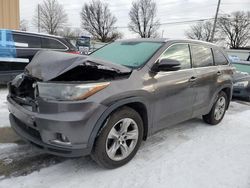 Salvage cars for sale from Copart Moraine, OH: 2014 Toyota Highlander Limited