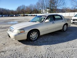 Salvage cars for sale at North Billerica, MA auction: 2003 Lincoln Town Car Cartier