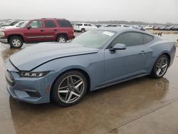 Salvage cars for sale at Grand Prairie, TX auction: 2024 Ford Mustang