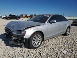 Salvage cars for sale at Taylor, TX auction: 2013 Audi A4 Premium