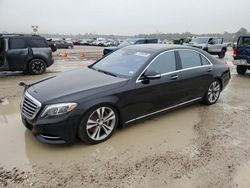 Salvage cars for sale at Houston, TX auction: 2016 Mercedes-Benz S 550