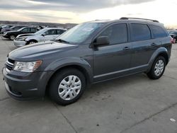 Salvage cars for sale at Grand Prairie, TX auction: 2014 Dodge Journey SE