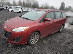 Mazda 5 Vehiculos salvage en venta: 2015 Mazda 5 Touring