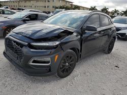 Salvage cars for sale at Opa Locka, FL auction: 2020 Hyundai Kona SEL