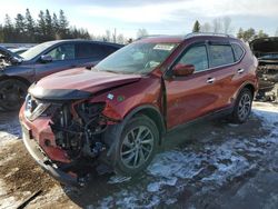 Salvage cars for sale from Copart Bowmanville, ON: 2016 Nissan Rogue S