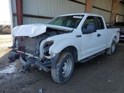 Salvage trucks for sale at Houston, TX auction: 2017 Ford F150 Super Cab