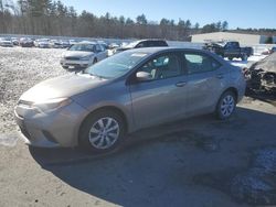 Salvage cars for sale at auction: 2014 Toyota Corolla L